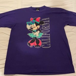 EUC Vintage 90’s Disney Minnie Mouse California T-shirt size Large